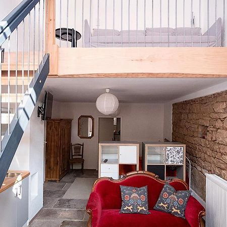 Moderne Wohnung Mit Studio In Bauernhausscheune Am See Biersdorf Buitenkant foto