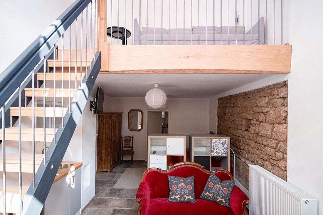 Moderne Wohnung Mit Studio In Bauernhausscheune Am See Biersdorf Buitenkant foto