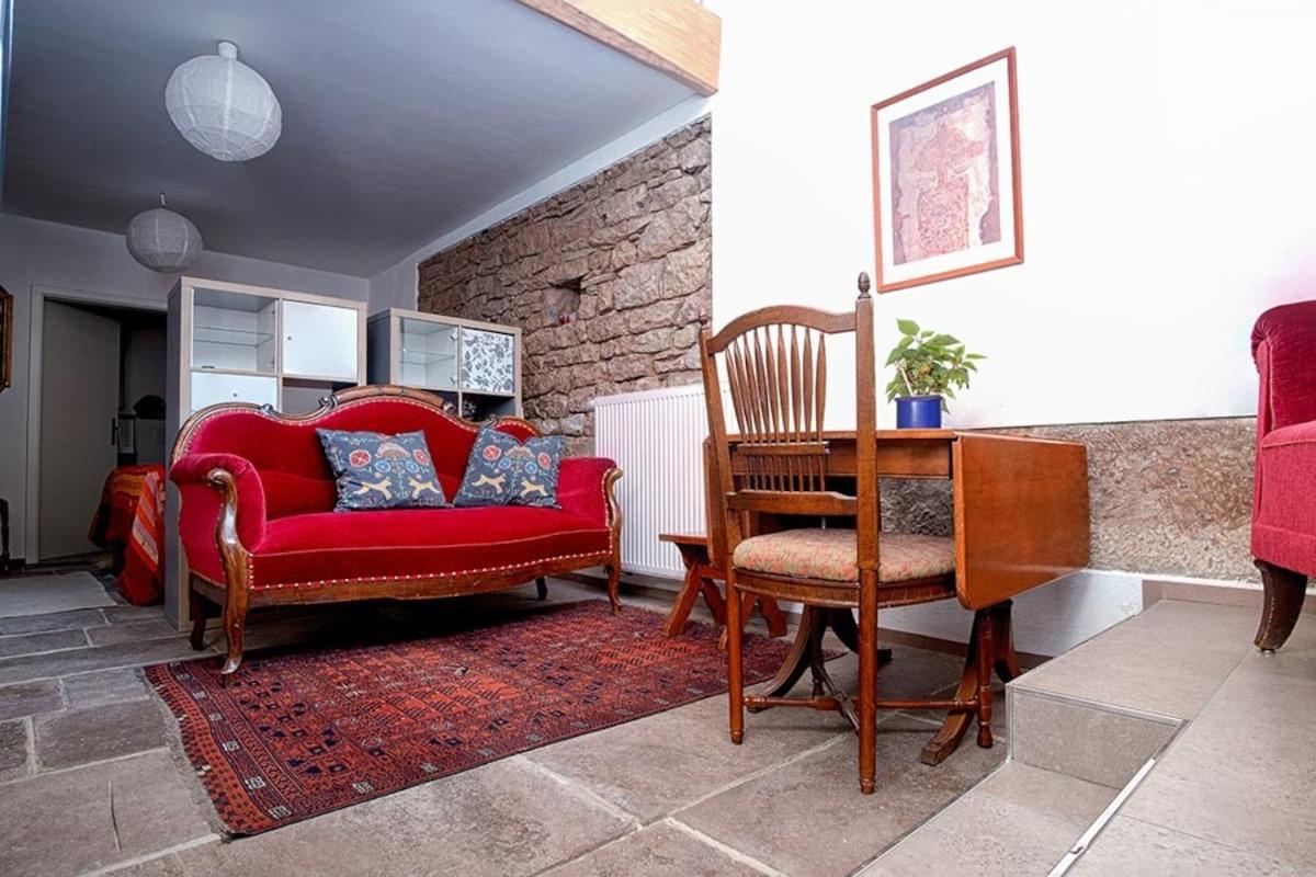 Moderne Wohnung Mit Studio In Bauernhausscheune Am See Biersdorf Buitenkant foto